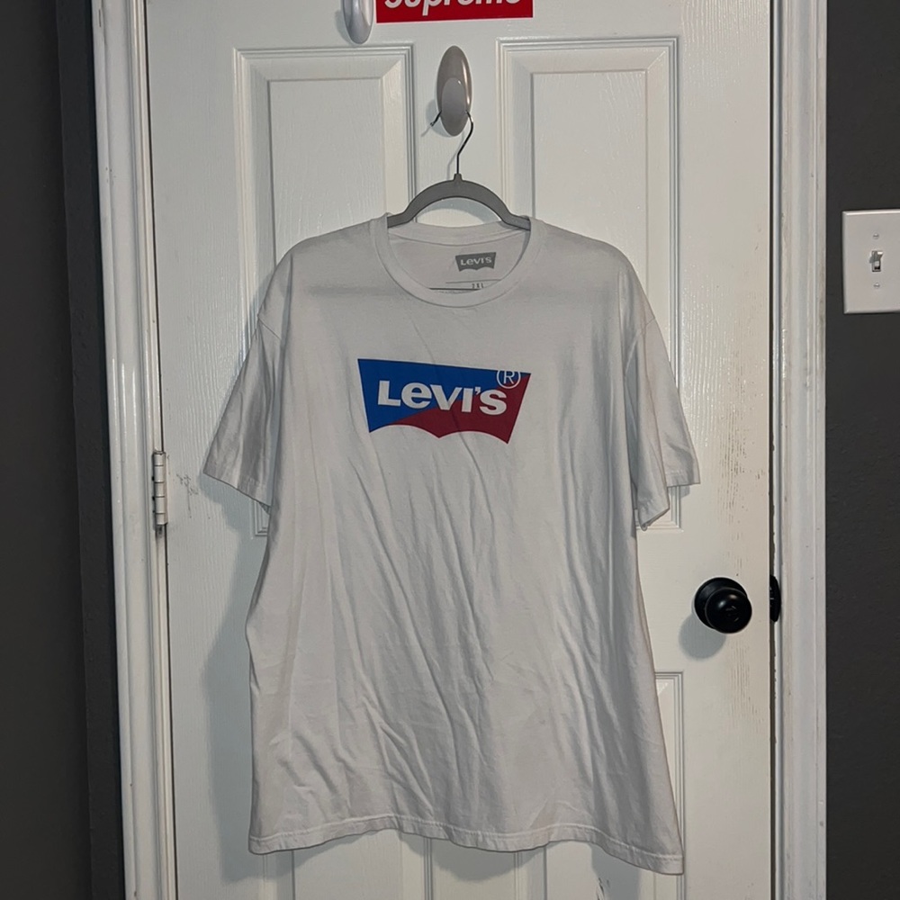 Levi’s White Short Sleeve T-Shirt XXL